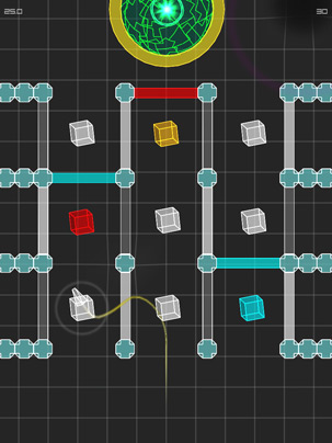 AGRAV iOS screenshot - Some levels require planning ahead...